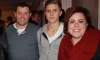 ein Foto mit seinen Eltern Alfons und Sabine, die ebenfalls Spieler des SV Horn waren
